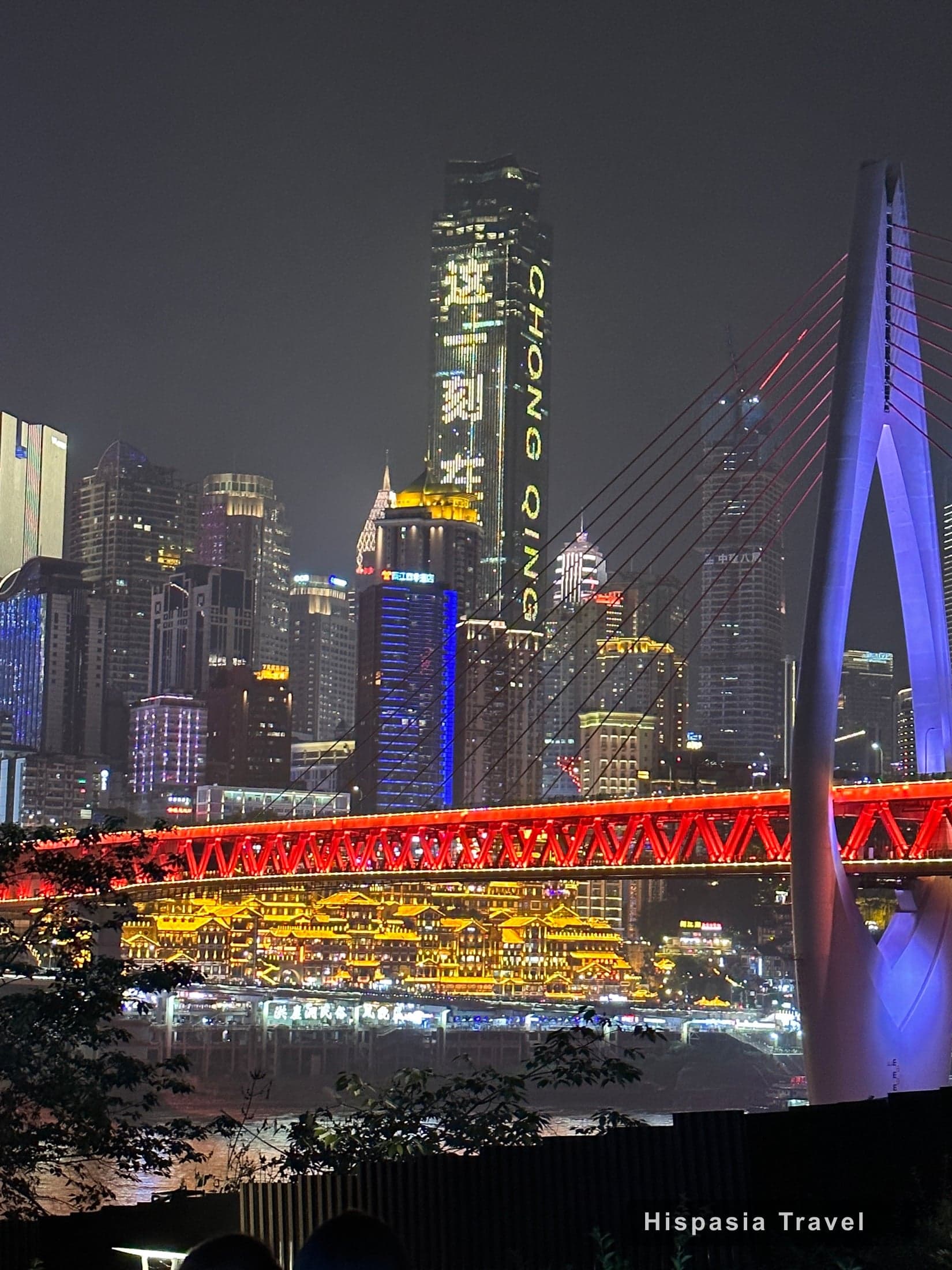 Foto propia de Hispasia Travel: Vistas Nocturnas de Chongqing