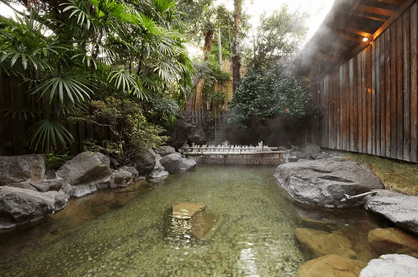 Ryokan con onsen