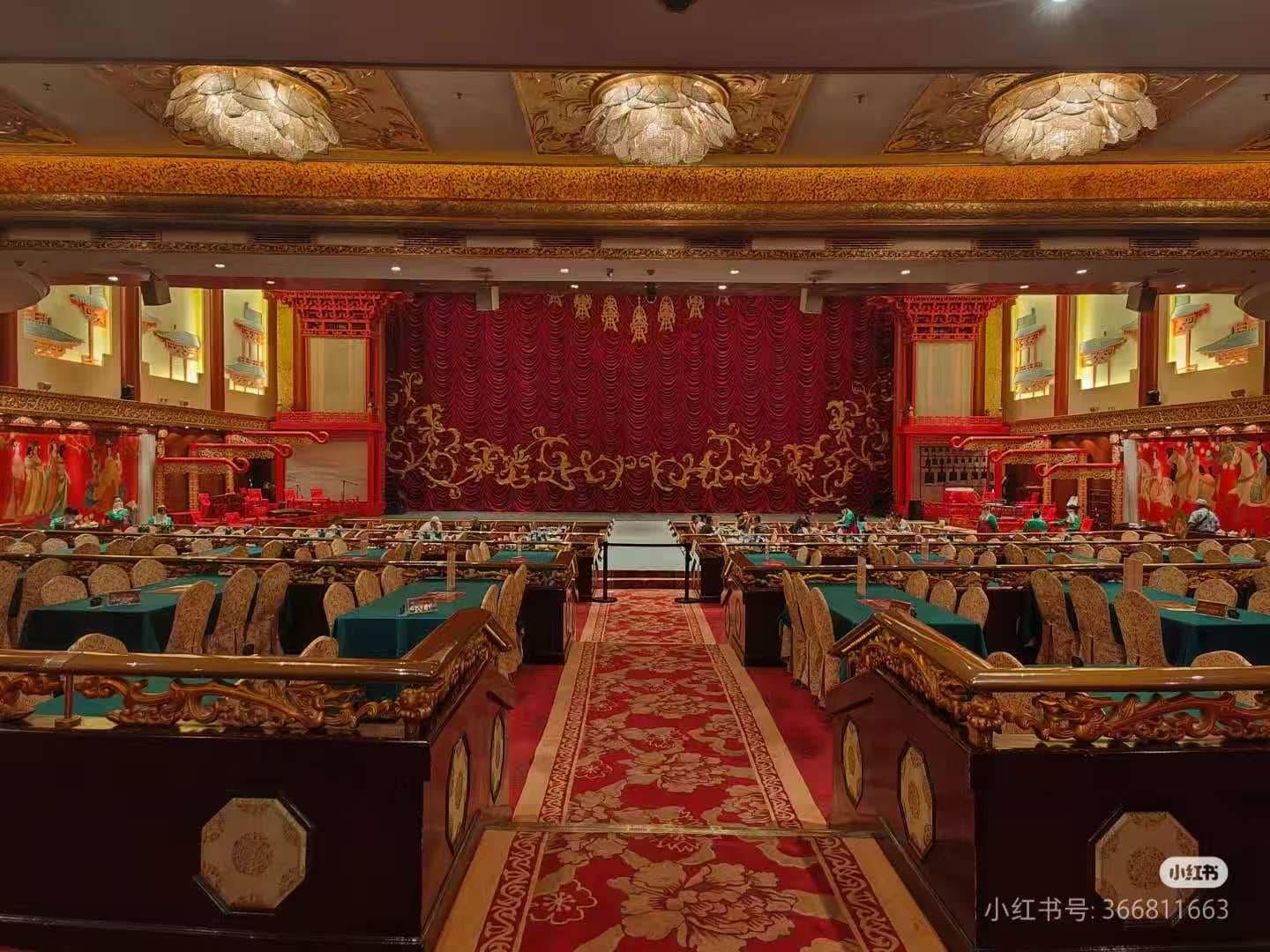 Espectáculo tradicional en teatro de Xi'an