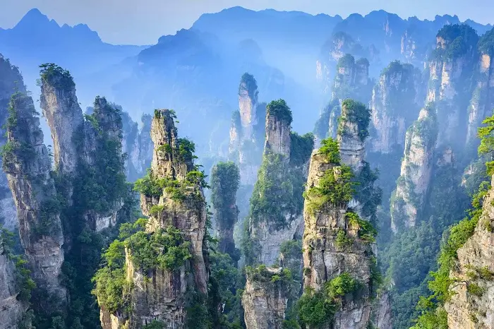 Montañas flotantes de Zhangjiajie que inspiraron Avatar